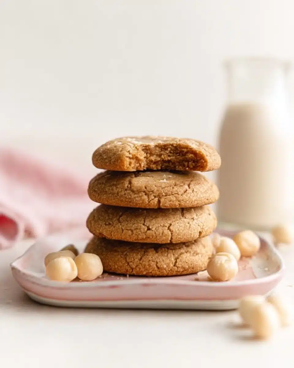 Vegan White Chocolate Macadamia Cookies Recipe