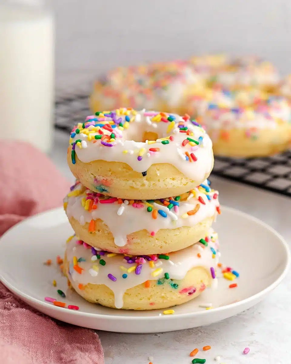 Low Fat Funfetti Cake Mix Donuts Recipe