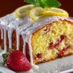 Strawberry Lemonade Pound Cake Recipe