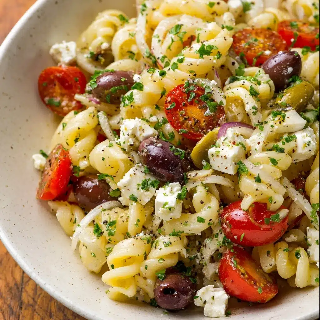 Greek Pasta Salad Recipe - Recipe Image