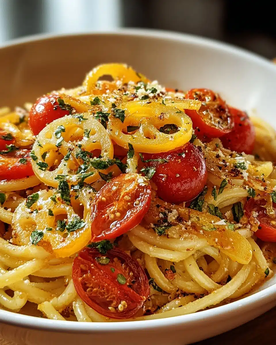 Tomato Zucchini Pasta Recipe
