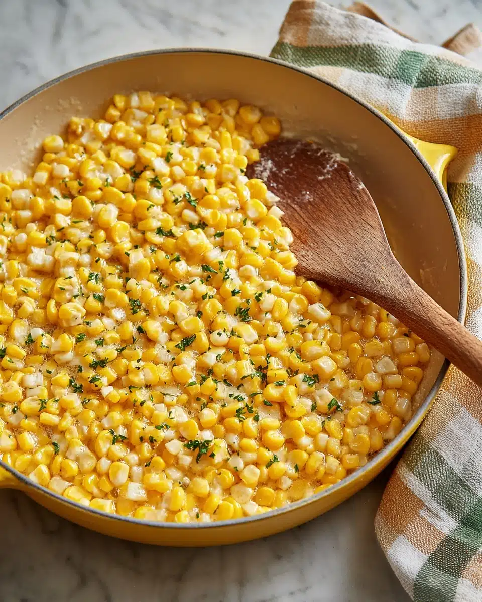 Honey Butter Skillet Corn Recipe