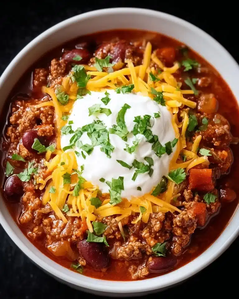 Homemade Chili Recipe