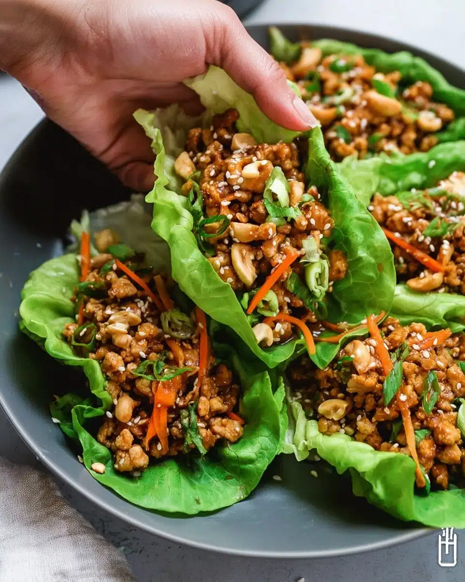 Thai Chicken Lettuce Wraps Recipe