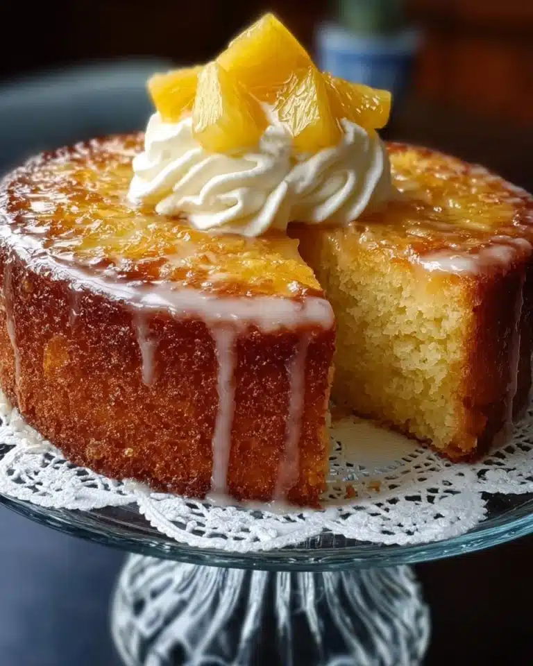 Pineapple Juice Cake Recipe