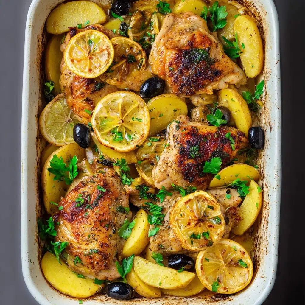 Greek Chicken and Potatoes Recipe - Recipe Image