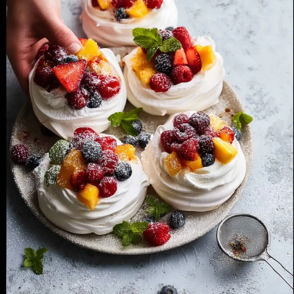 Mini Pavlovas Recipe - Recipe Image