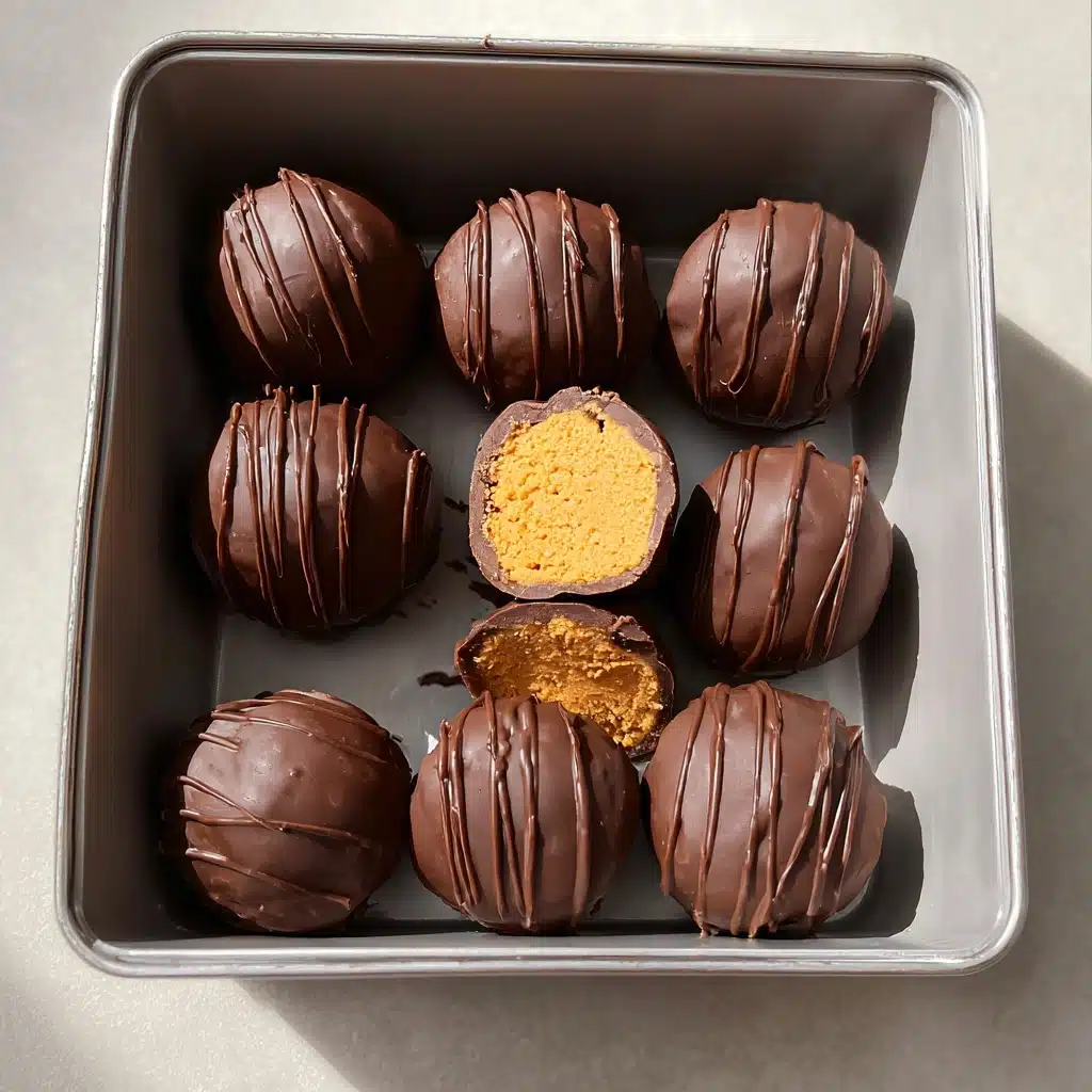 Peanut Butter Cup Cottage Cheese Truffles Recipe - Recipe Image