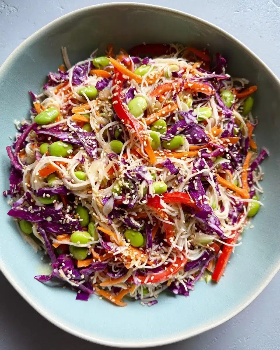 Vegan Thai Noodle Salad with Peanut Dressing Recipe