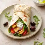 Halloumiwrap med tzatziki Recipe