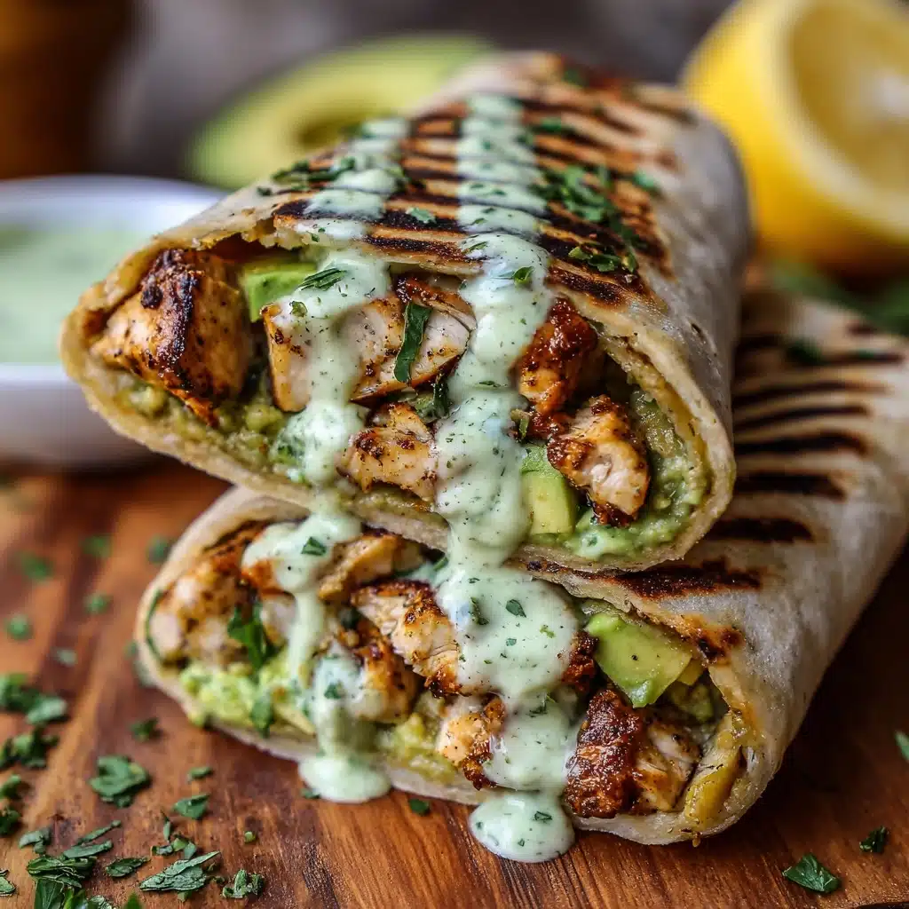 Avocado Chicken Wraps Recipe - Recipe Image