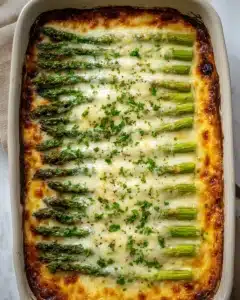 Cheesy Baked Asparagus Recipe