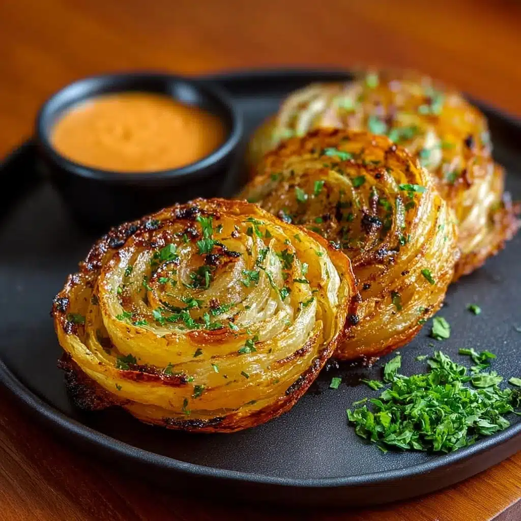Oven Roasted Garlic Cabbage Steaks Recipe - Recipe Image