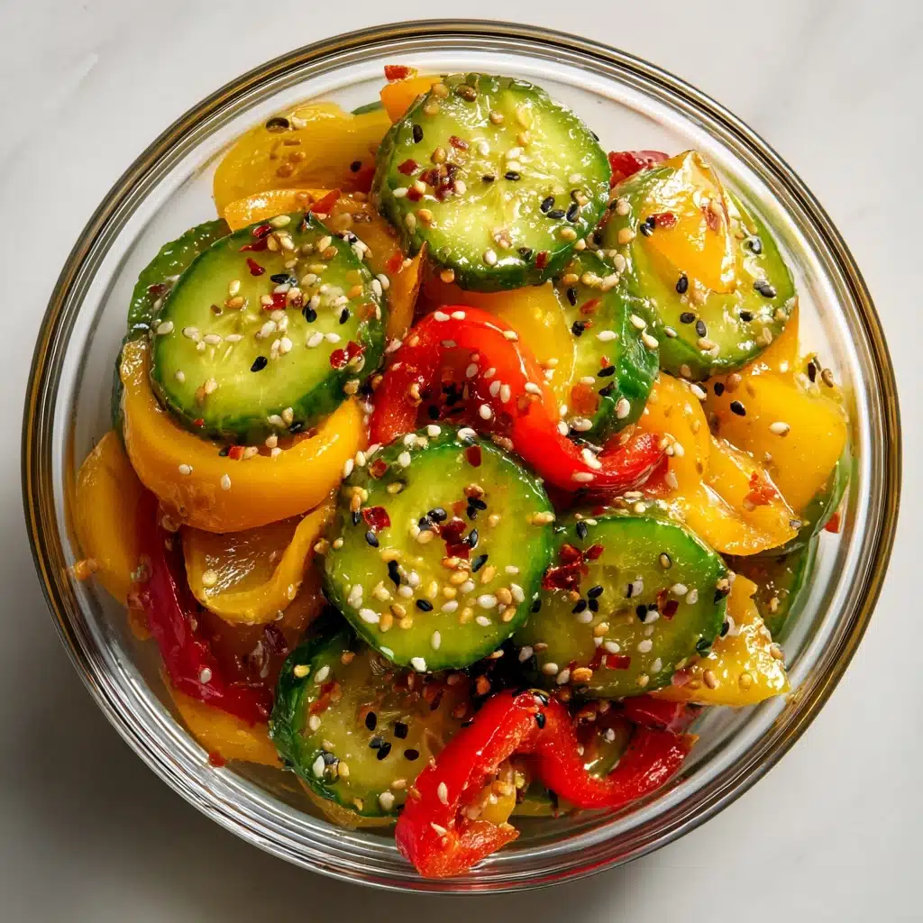 Cucumber and Sweet Pepper Salad Recipe - Recipe Image