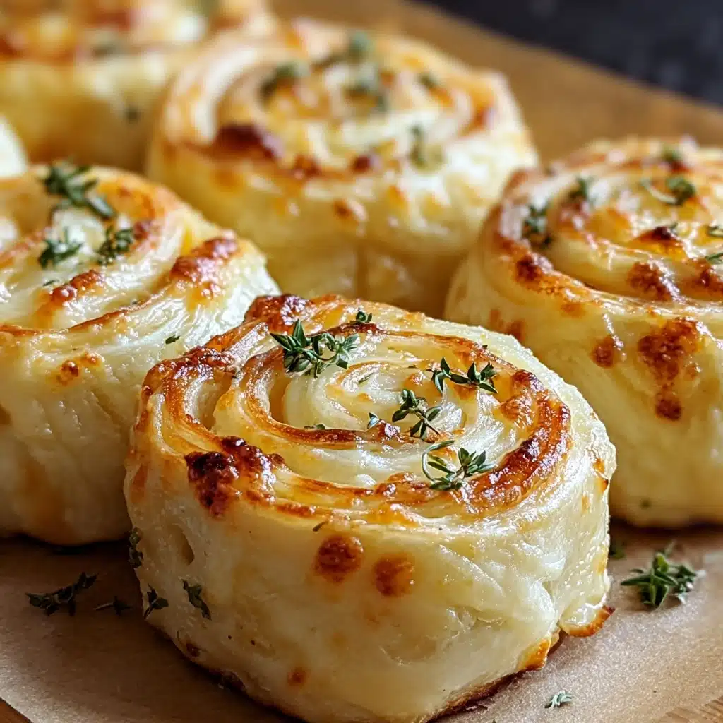 Cheesy Garlic Butter Rollups Recipe - Recipe Image