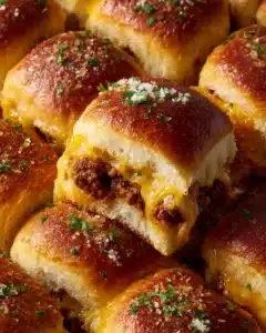 Garlic Parmesan Cheeseburger Bombs Recipe