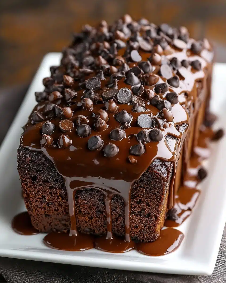 Hot Fudge Brownie Bread Recipe