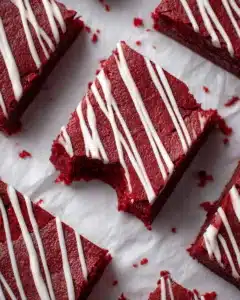 The Best Fudgy Red Velvet Brownies Recipe