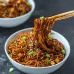 Easy Saucy Ramen Noodles Recipe