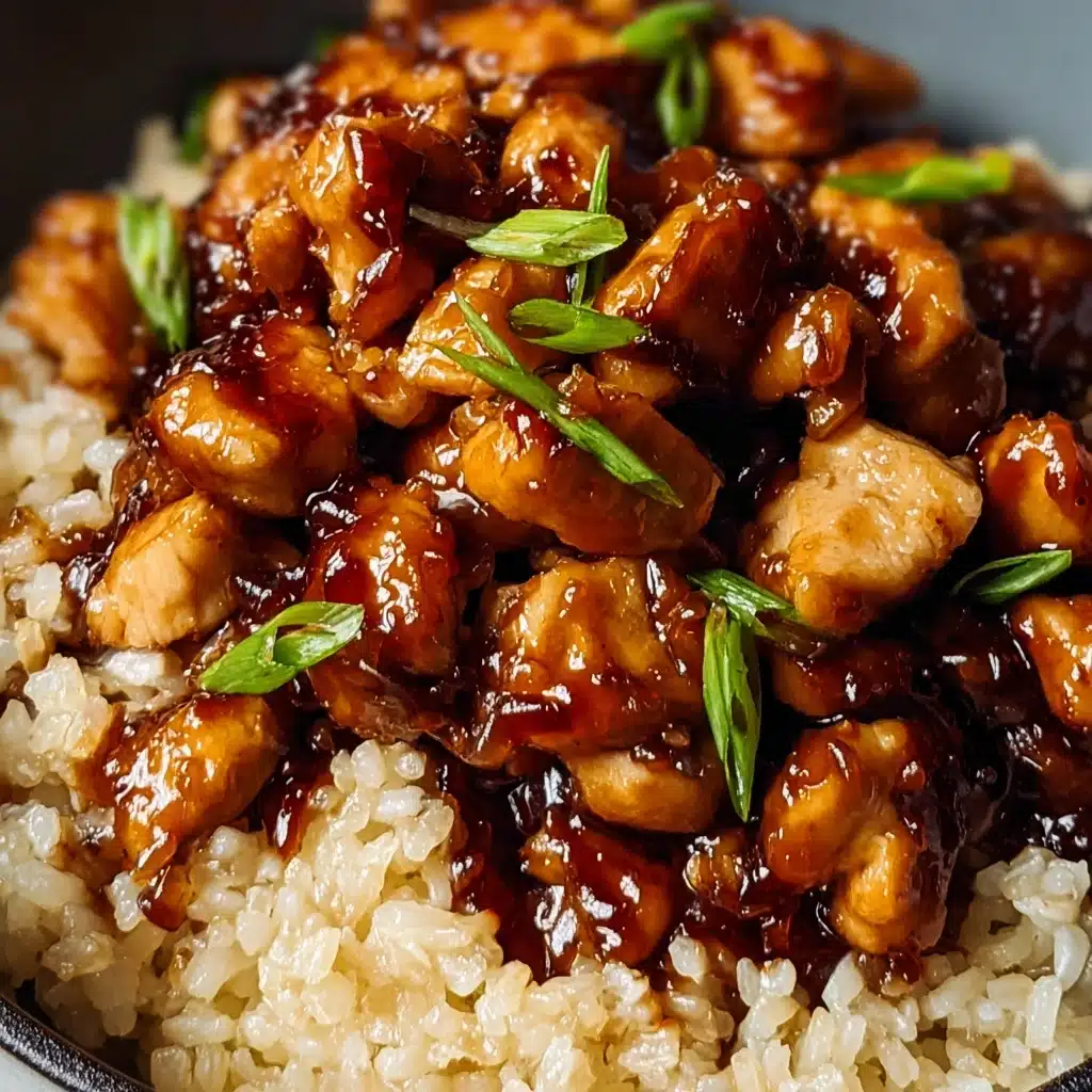 Honey BBQ Chicken Rice Recipe - Recipe Image