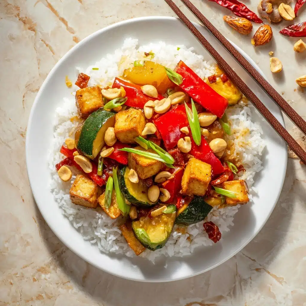 Easy Kung Pao Tofu Recipe - Recipe Image