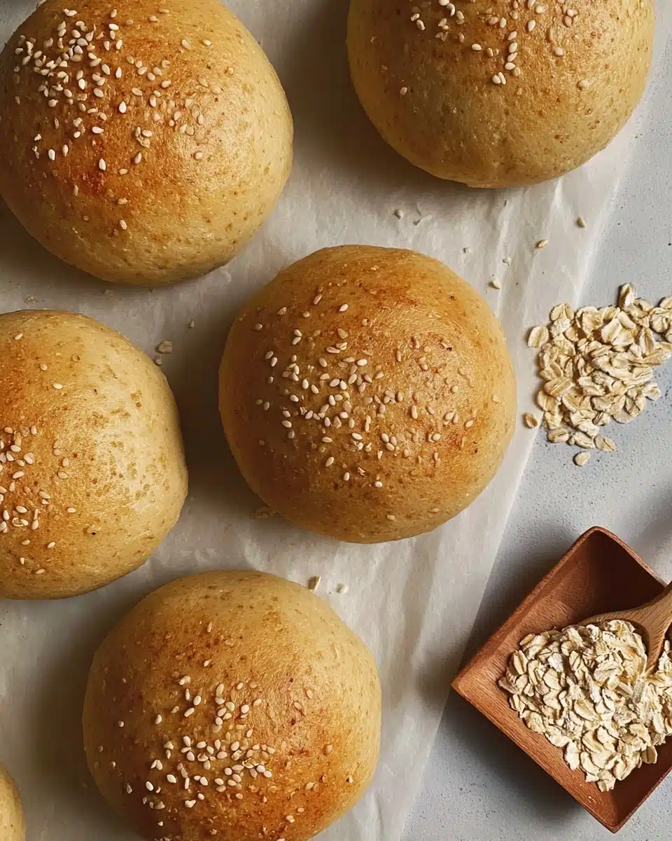Wholesome Oatmeal Buns- Perfect for Breakfast or Dinner Recipe