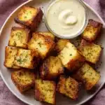 Hawaiian Roll Garlic Bread Recipe with Cheesy Dip Recipe