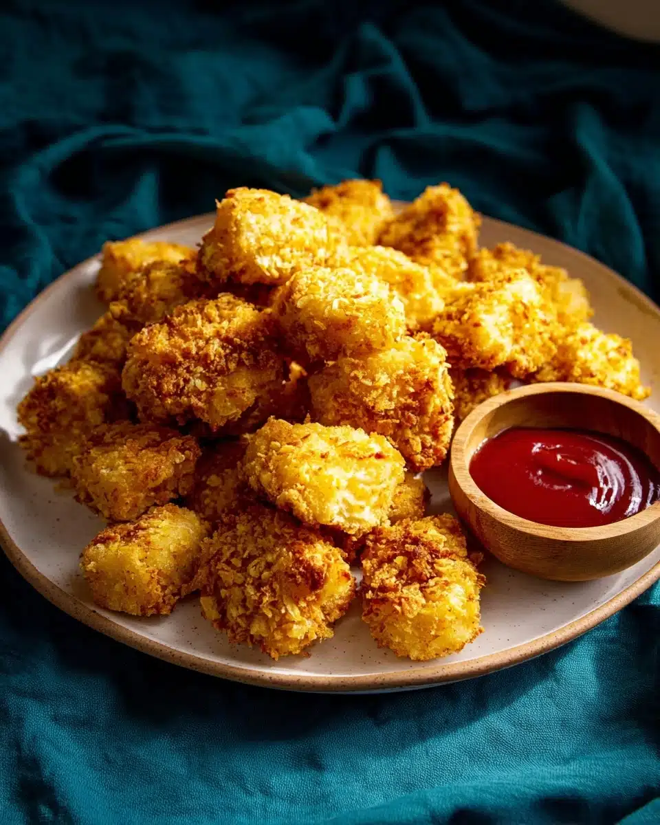 Potato Chip Crusted Popcorn Chicken Nuggets Recipe