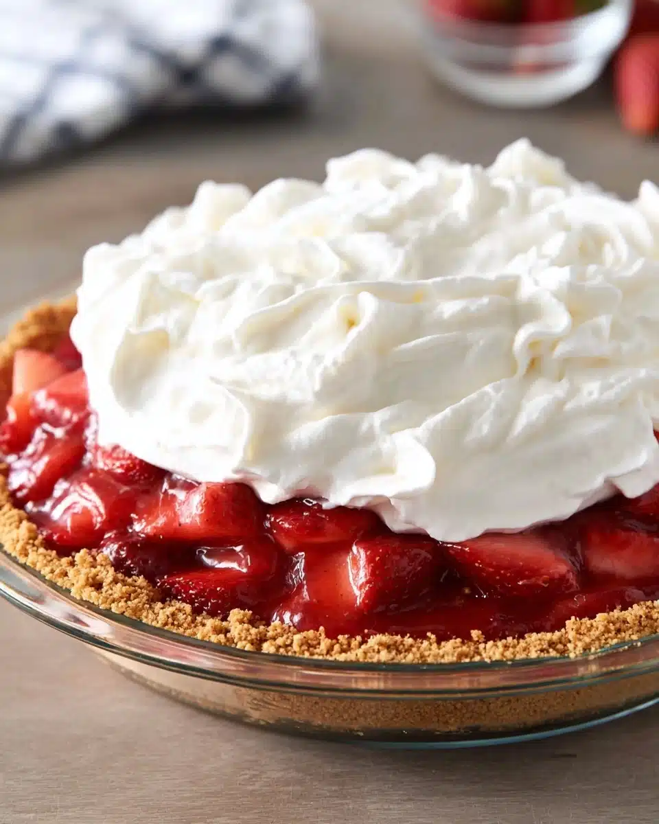 Fresh Strawberry Cream Pie Recipe