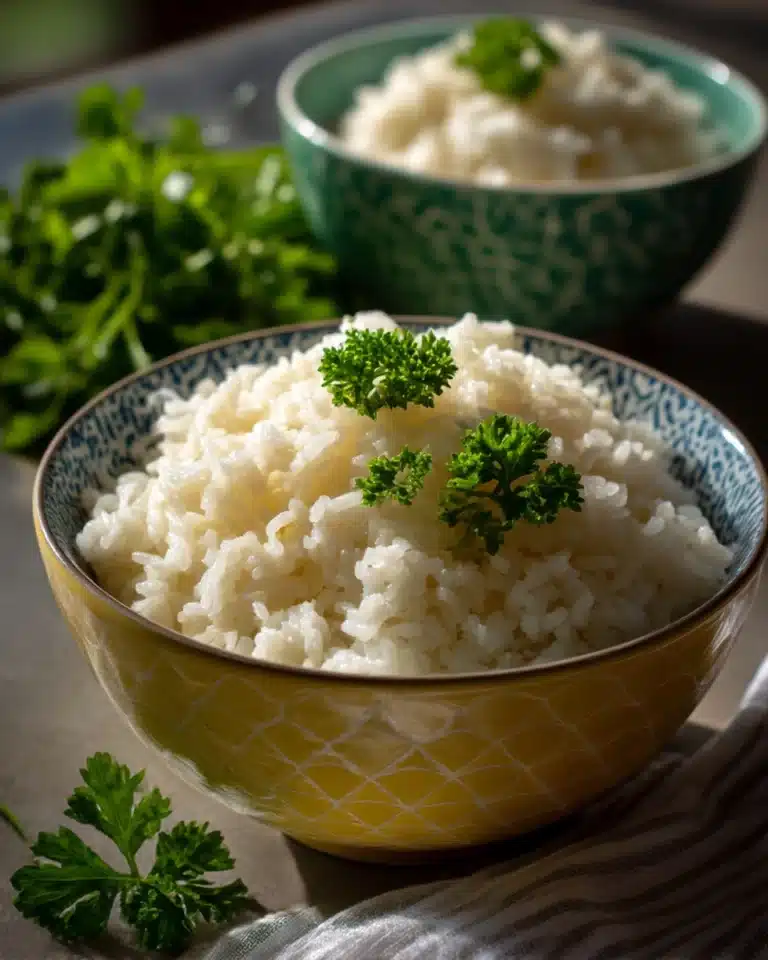 Garlic Parmesan Rice Recipe