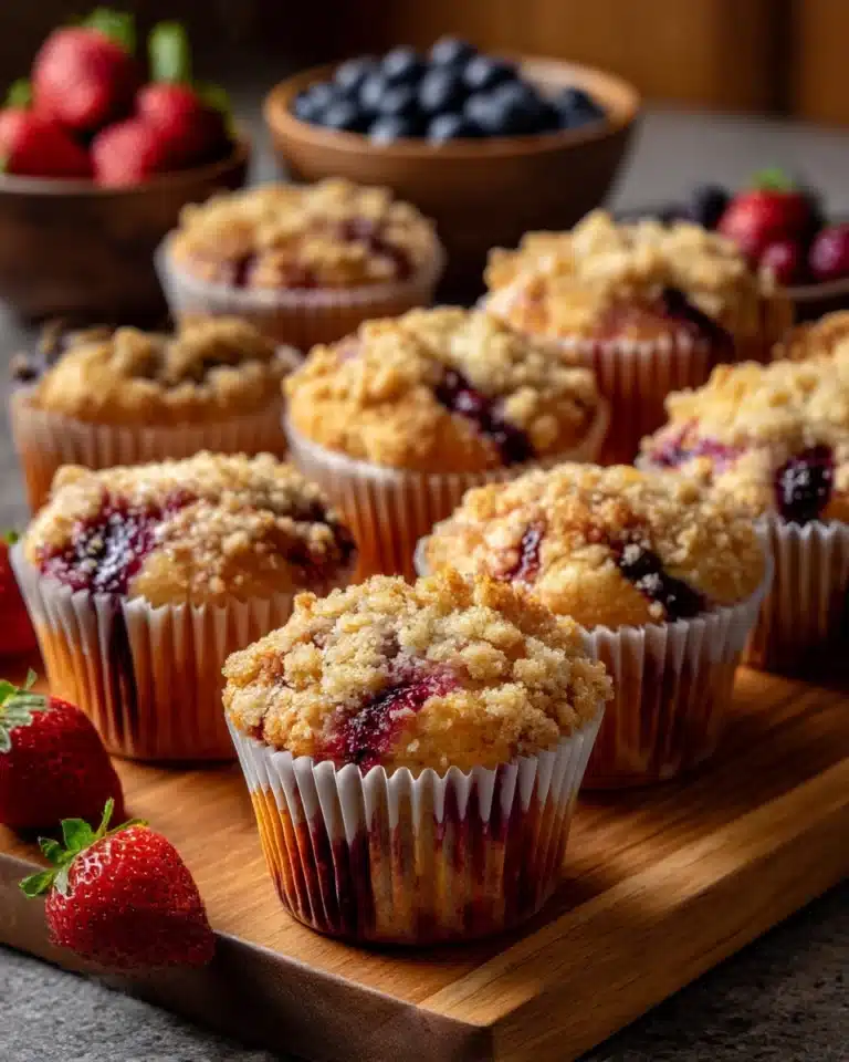 Mixed Berry Muffins Recipe