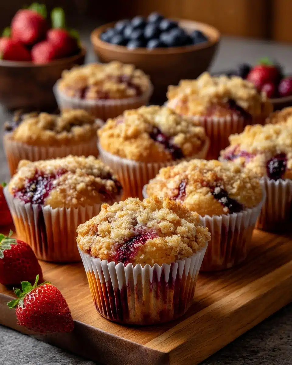 Mixed Berry Muffins Recipe