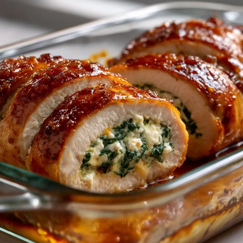 Spinach Cream Cheese Stuffed Chicken Recipe - Recipe Image