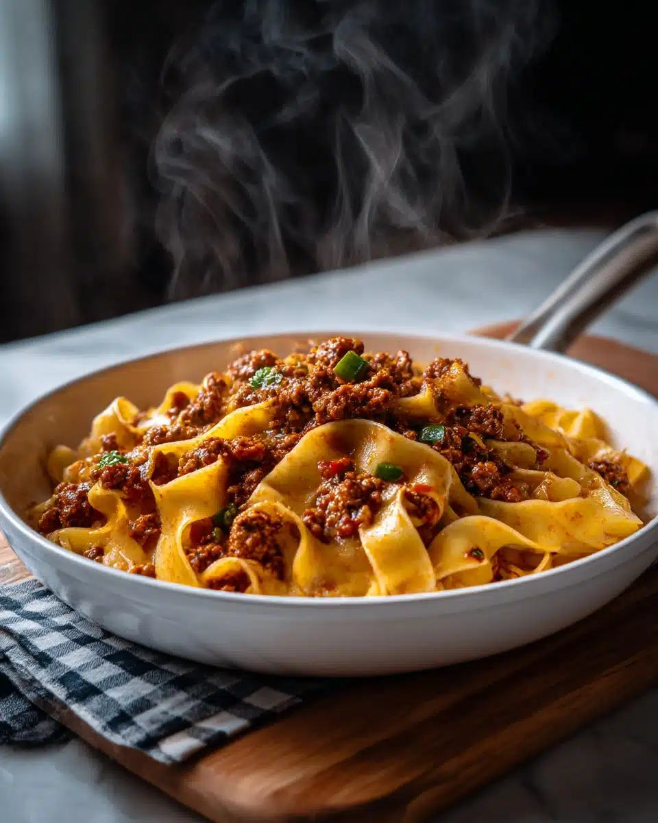 Italian Drunken Noodles Recipe