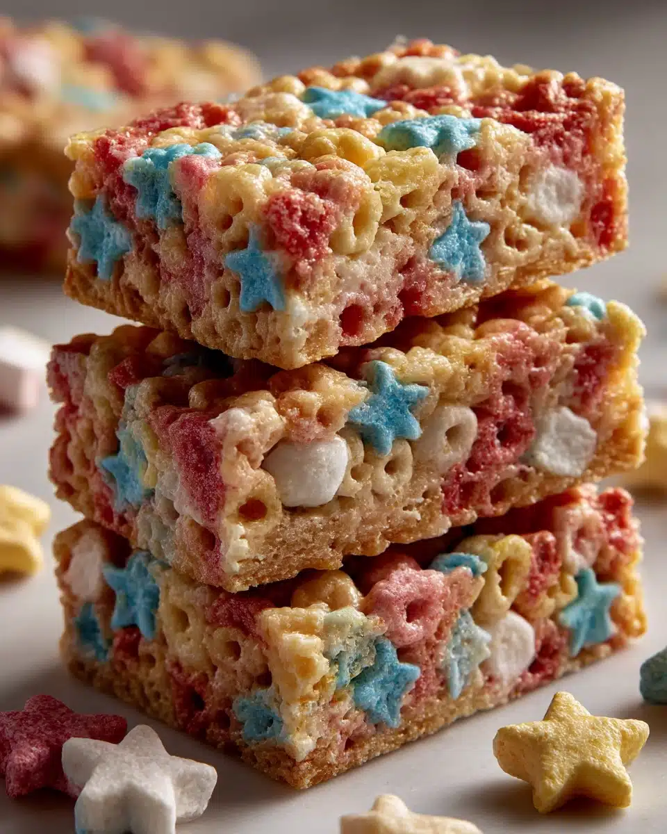 Red, White and Blue Rice Krispies Treats Recipe