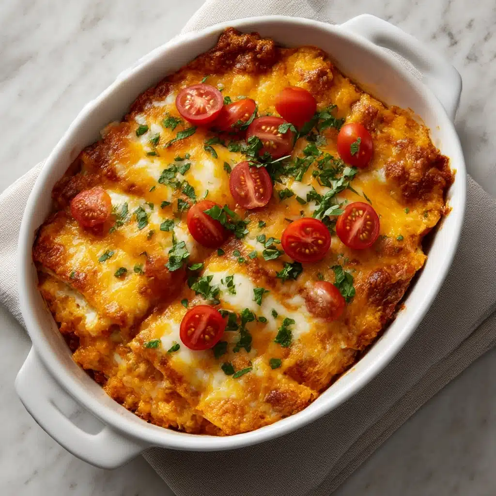 Cheesy Taco Chicken Casserole Recipe - Recipe Image