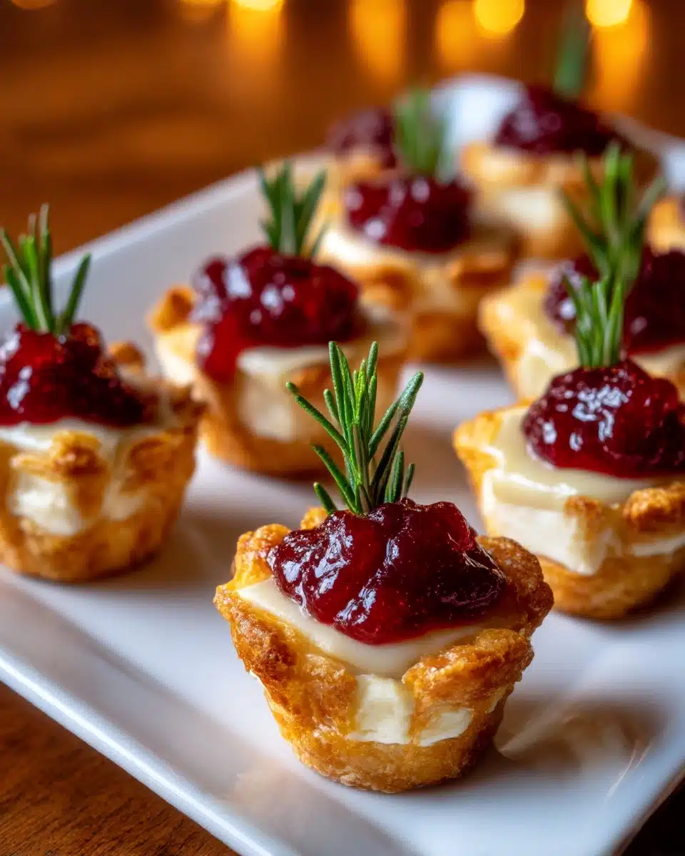 Cranberry Brie Bites Recipe