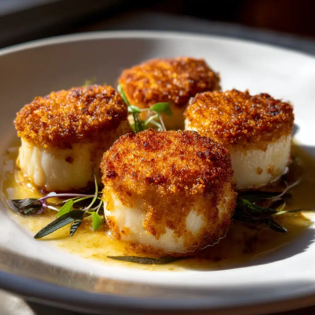 Panko Crusted Sea Scallops Recipe - Recipe Image