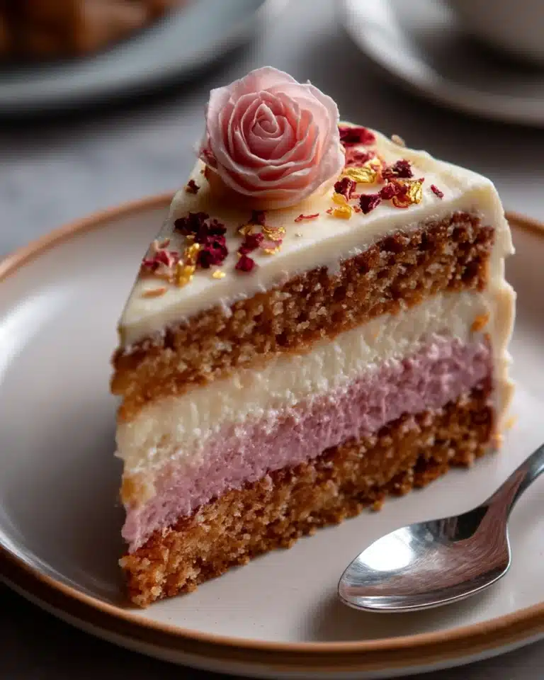 Rose Milk Cake Recipe
