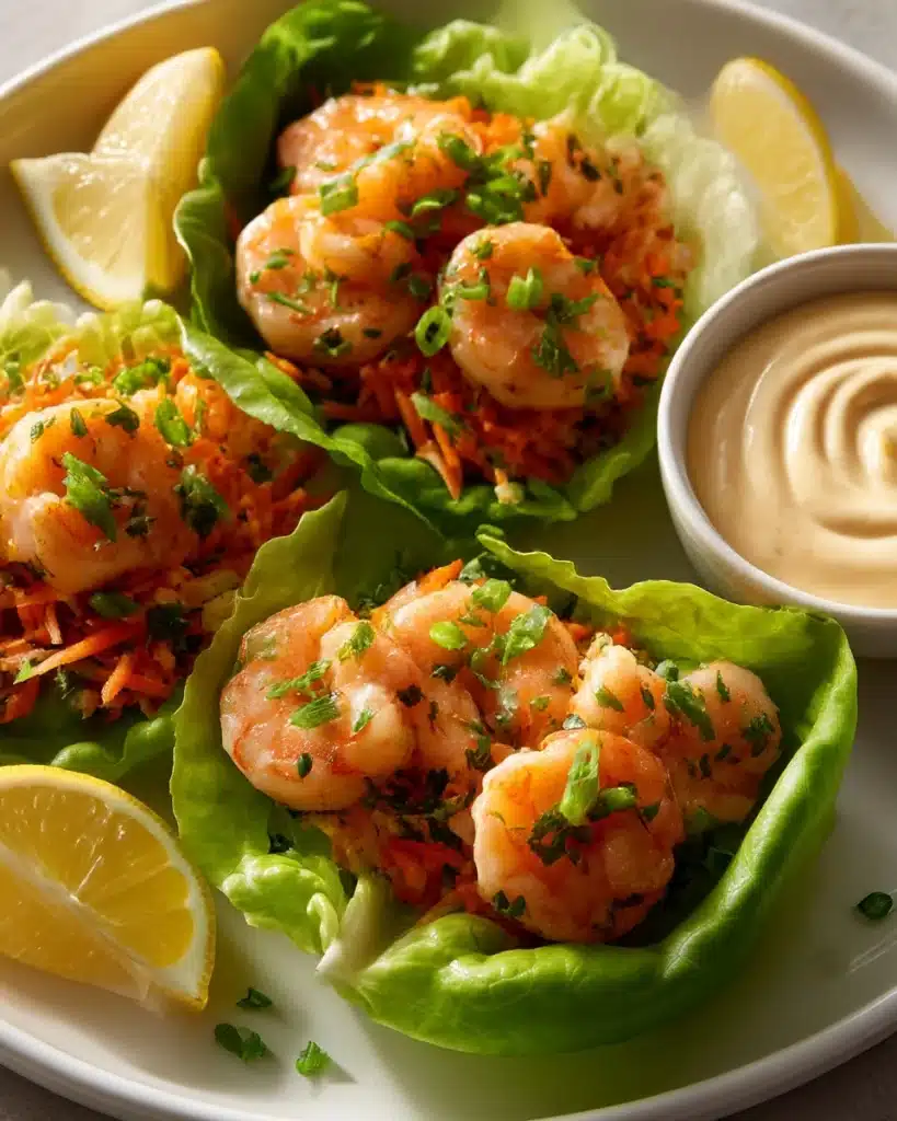 Shrimp Lettuce Wraps Recipe