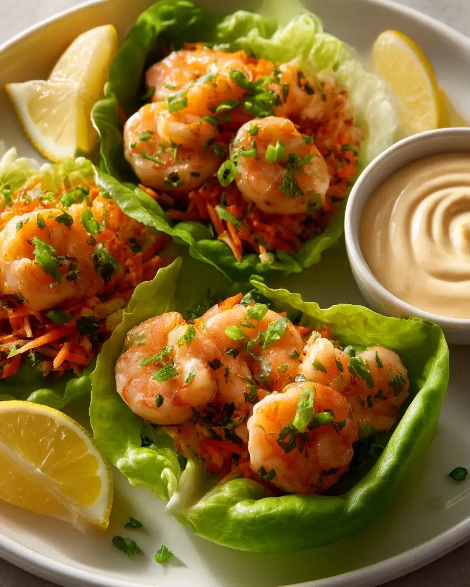 Shrimp Lettuce Wraps Recipe