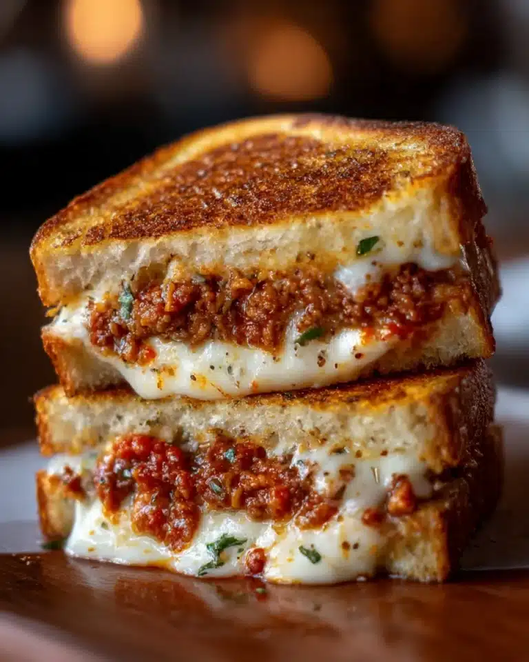 Lazy Chicken Parmesan Grilled Cheese Recipe