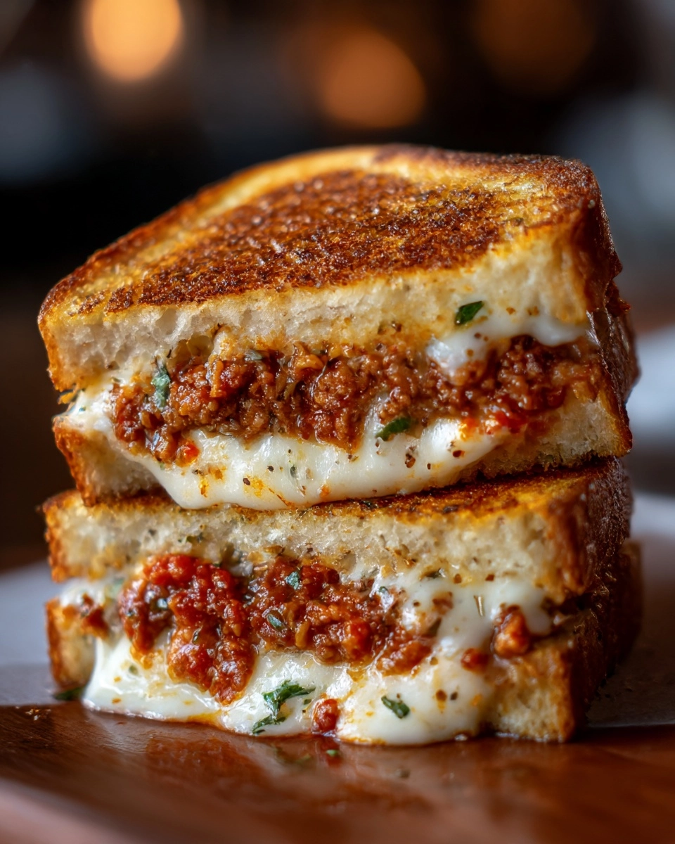 Lazy Chicken Parmesan Grilled Cheese Recipe