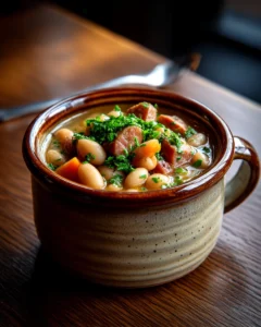Creamy Bean Soup with Sausage Recipe