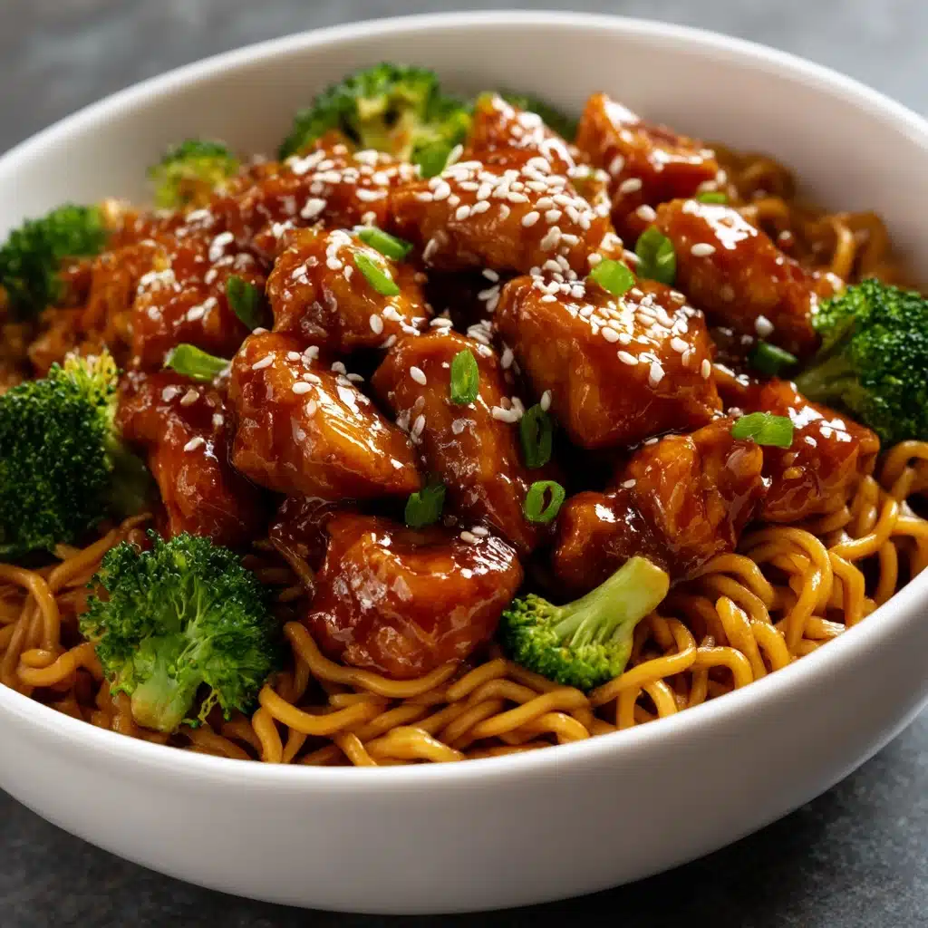 Savory Chicken Teriyaki Noodles Recipe - Recipe Image