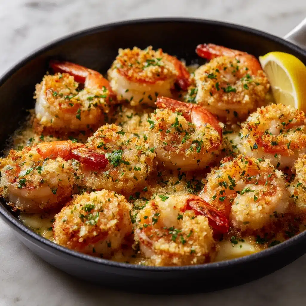 Baked Jumbo Stuffed Shrimp Recipe with Crabmeat Recipe - Recipe Image