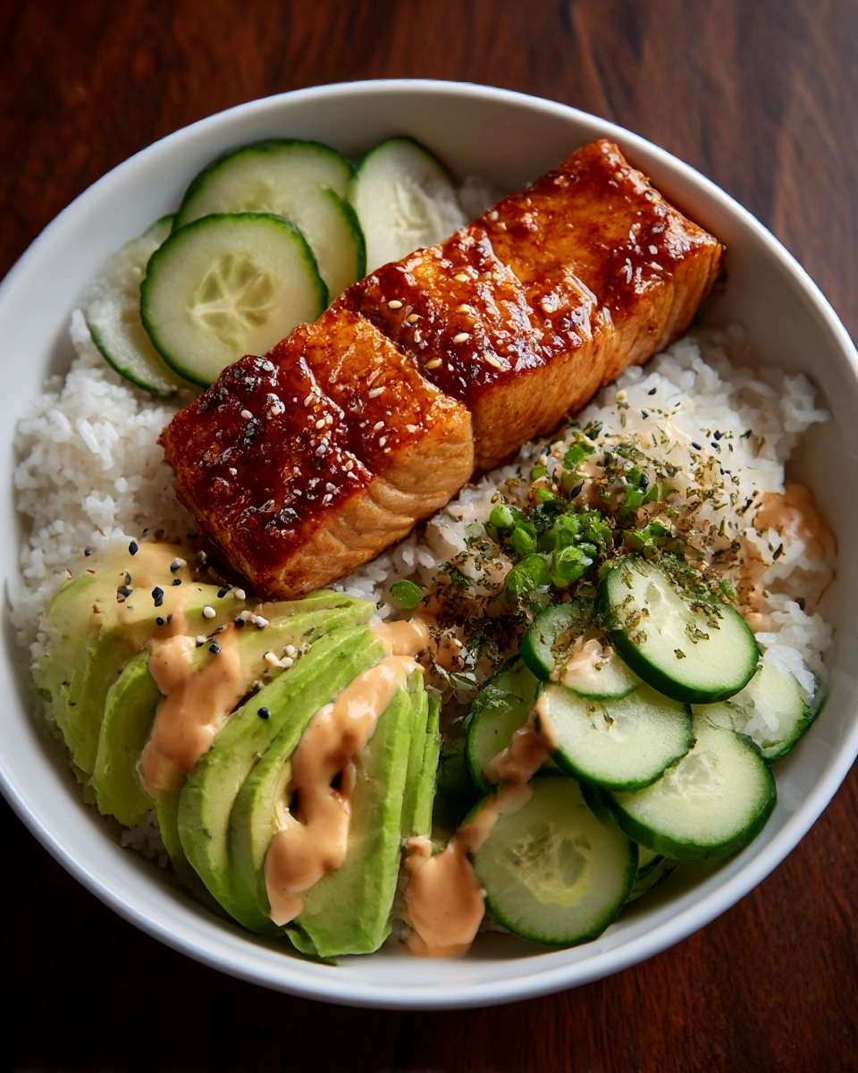 Baked Salmon Sushi Bowl Recipe