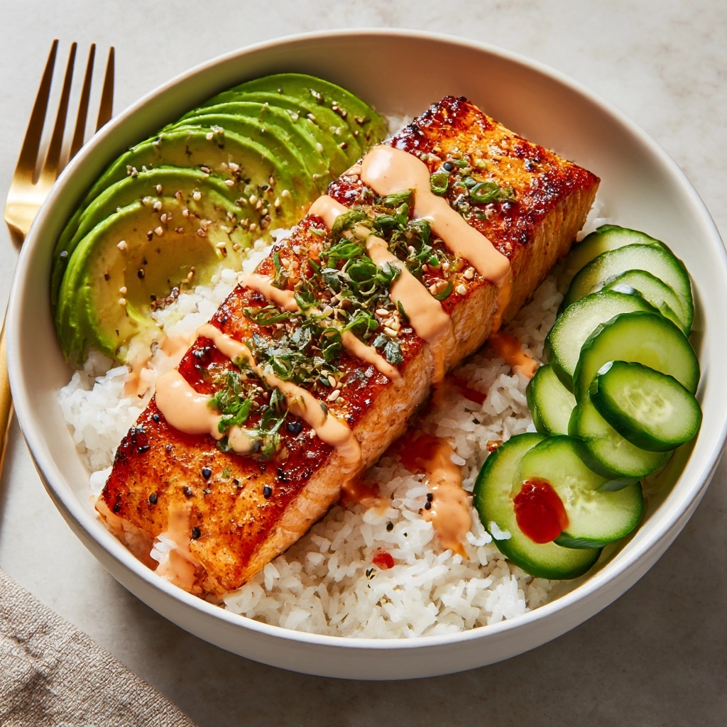 Baked Salmon Sushi Bowl Recipe - Recipe Image