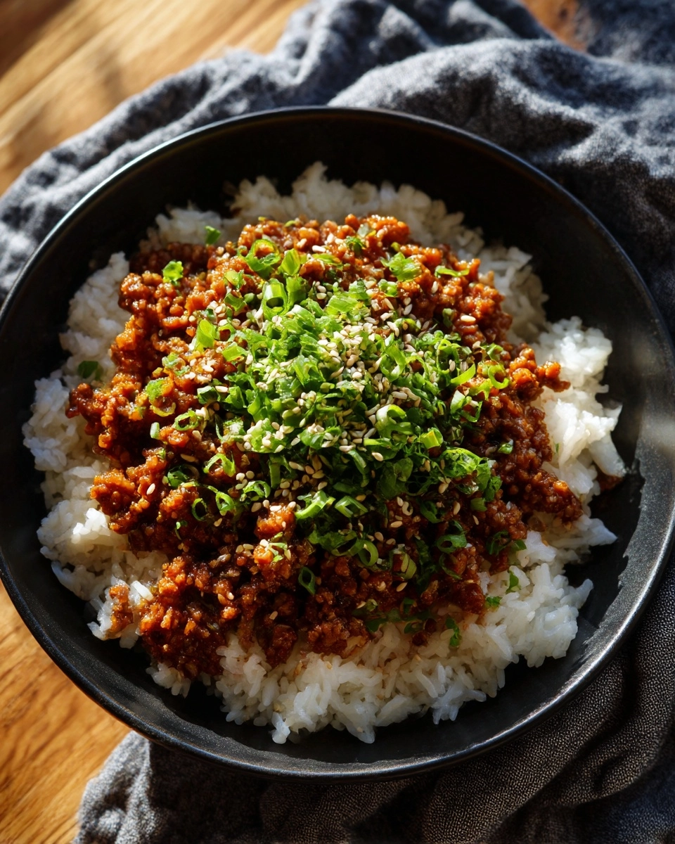 Delicious Korean Ground Beef Bowl Recipe