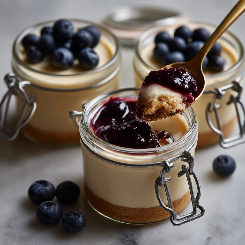 High Protein Cheesecake Jars Recipe - Recipe Image